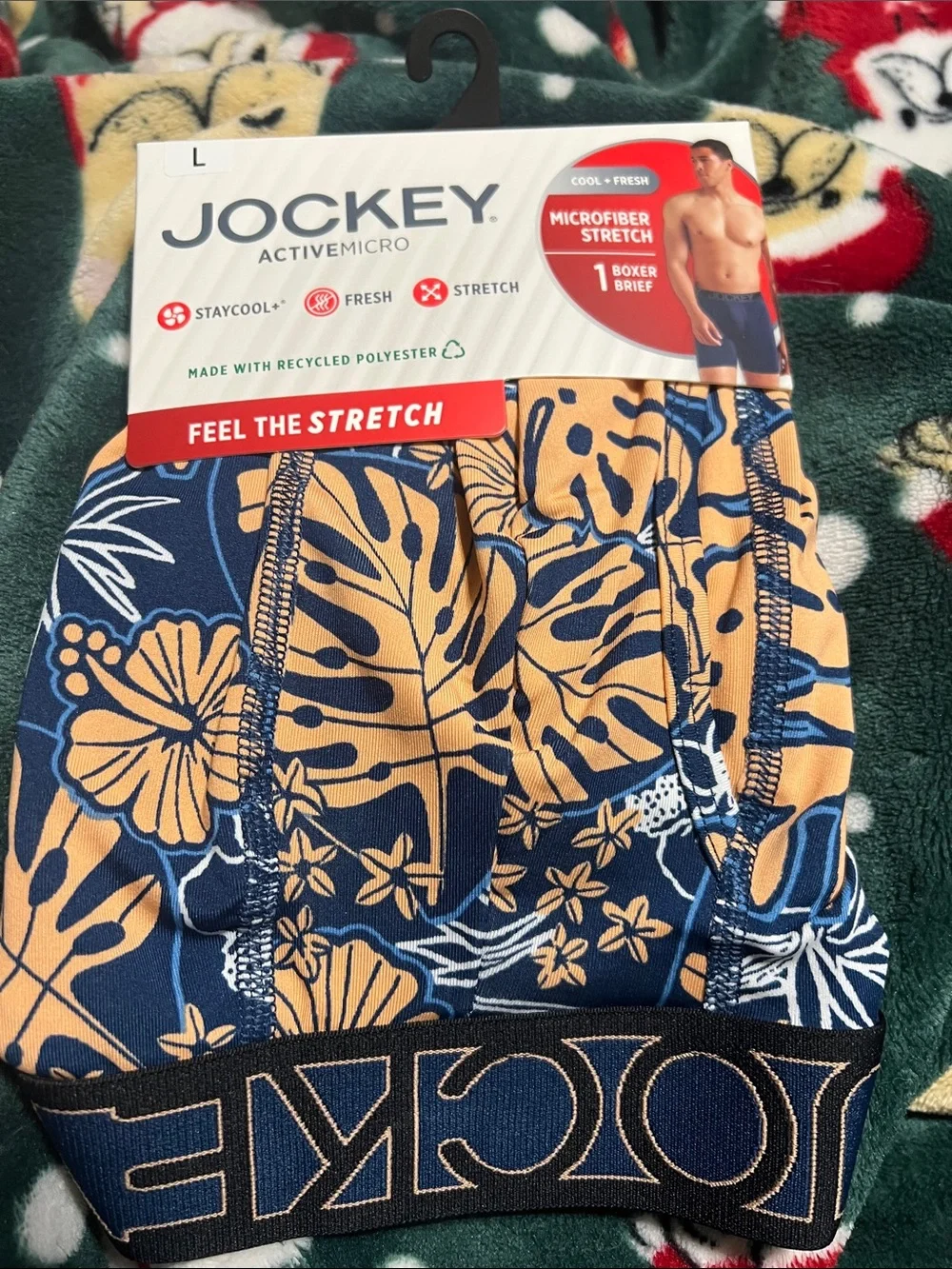 NWT JOCKEY active microfiber boxer briefs